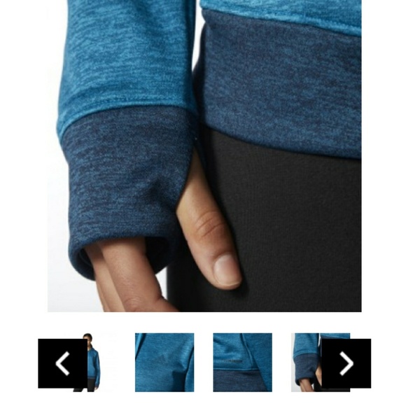 Adidas Womens TI FLEECE PO CF0083 M-G4 L-U2 - Picture 3 of 8